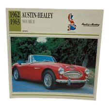 Cars of The World - Single Collector Card 1962 1963 Austin Healey 3000 MKII picture