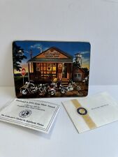 The Franklin Mint Harley Davidson “Electra Glide Leather Shop” No. Plate picture