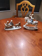 Set Of Two Paul Sebastian Collectable Porcelain Meico, Inc Figurines picture