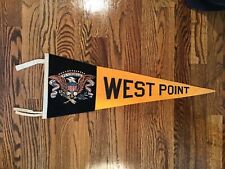 LARGE Vintage U.S. Army Military Academy West Point Felt Pennant Banner Pluribus picture