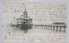 Rare 1906 RPPC Mississippi Postcard - BILOXI Yacht Club - Biloxi News picture
