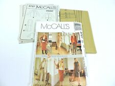 McCalls 3727 Sewing Pattern 2002 Womens Suit Separates Dress Size 8-14 Uncut picture
