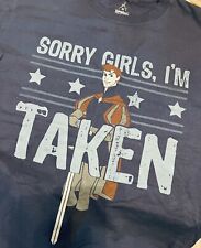 Disney Parks Authentic “Sorry Girls, I’m TAKEN” T-Shirt Tee Size Men’s Medium picture