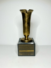 VTG 1943 Solid Brass Pharmacy & Science College Beaker Golden Anniversary Award picture