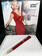 MONTBLANC Muses Marilyn Monroe Special Edition MB116068 Red GT Ballpoint Pen picture