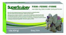 Super Sculpey Extra Firm Texture Gray Compound Sculpting Oven Bake Clay - 1lb picture