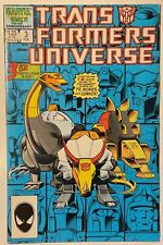 Transformers Universe (1986 series) #3 Marvel comics RARE picture