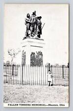Maumee OH-Ohio, Fallen Timbers Memorial, Vintage Postcard picture