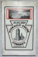 CA 1902 CATALOG NIAGARA HYDRAULIC ENGINE WATER RAM COMPANY CHESTER PA picture