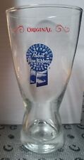 Vintage Pabst Blue Ribbon (PBR) Beer Glass 6 5/8
