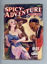Spicy Adventure Stories Pulp Oct 1935 Vol. 3 #1 PR picture
