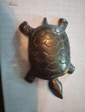 Antique Brass Tortoise Trinket Very Rare And Hard To Find Beautiful Condition  picture