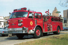 Postcard PFD Philadelphia Fire Department Engine Co 1  (1979 American Lafrance) picture