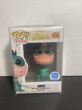 Funko Pop The Flinstones  Dino Green #406 Funko Shop Exclusive With Protector picture