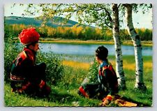 Resting Sami People with Scenic View Sweden 4x6