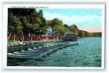 1938 Along The Shore Canobie Lake Park New Hampshire NH Vintage Postcard picture