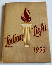 1953 Lodi Academy School Yearbook, Lodi, California - LODIAN LIGHT - EXCELLENT picture