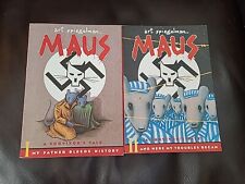 MAUS Volumes 1 And 2, Art Spiegelman, graphic novels, Good Condition picture