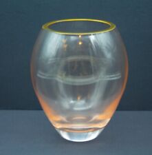 Kate Spade Round Glass Vase Lenox Gold Brim beautiful picture