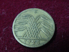 GERMANY DEUTSCHES REICH 1924 F 50 PFENNIG COIN picture