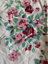 Vintage Wilendure Tablecloth Pink Jadite Roses picture