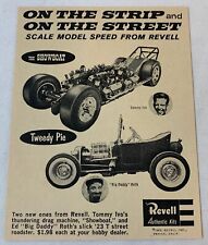 1963 Revell model kits ad ~ TOMMY IVO'S SHOWBOAT, BIG DADDY ROTH'S TWEEDY PIE picture