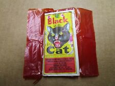 1974BLACK CAT Firecracker Label LI & FUNG LTD HONG KONG 1 1/2'' 12 MADE IN MACAU picture