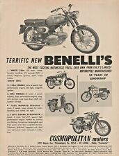 1966 Benelli Sprite Cobra Fireball Monaco Scooter & More - Vintage Motorcycle Ad picture