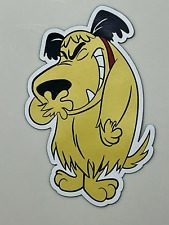 Muttley Dog Dick~STICKER Dastardly Funny Cartoon Car Bumper Vinyl  Decal  picture