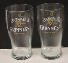 NEW Set of 2 GUINNESS 20 Oz Beer Pint Glasses Ireland Harp Dublin Ireland picture