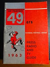 1963 San Francisco 49ers Press Radio and TV Guide NFL Football picture
