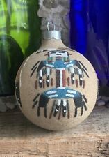Vintage Christmas Ornament Navajo Sandpainting Native American Decor  picture