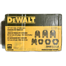 DEWALT DCE203K 1/2-in to 2-in Standard IPS Press Jaws and Rings Kit picture
