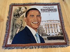 President Barack Obama Woven Tapestry Throw Blanket 60