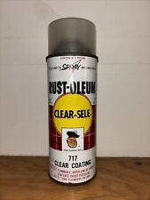 1965 Vintage Rustoleum Scotty Big Face Spray Paint can - Clear / Full picture