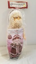 Vintage Fibre Craft Father Christmas Doll With Book 14