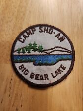 Girl Scouts Vintage - Camp Sho-An Big Bear Lake - Patch  picture