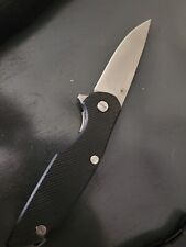 Green Thorn F95 G10 with Logo Flipper Folding Knife RARE picture
