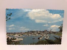 Postcard Perkins Cove Ogunquit Maine Boats Scalloped Edge Unposted picture