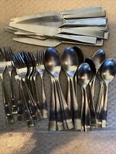 42 Pieces 'gs' Gourmet Settings Stainless Steel Flatware 'Strand' Pattern Matte picture