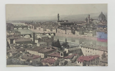 Panoramic View of Florence Italy Postcard Unposted Vintage picture
