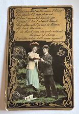 Whimsical Romance Postcard Theocrom Serie #1136 1911 Germany Antique picture