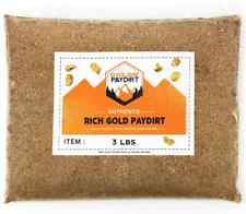 3 POUNDS Rich Unsearched Gold Paydirt - panning ADDED NUGGET - BUY 3 GET 3 FREE picture
