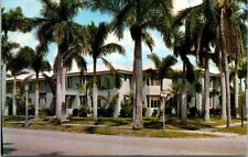 Fort Myers FL Florida Apartments Arvelee Caloosahatchee River Vintage Postcard picture