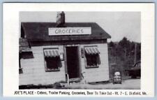 JOE'S PLACE*DIXFIELD MAINE*BEER*CABINS*GROCERIES*COLONIAL ICE CREAM SIGN picture