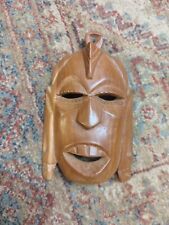 Vintage 1960s Wooden Carved Authentic African Tribal Mask  picture