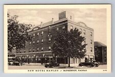 McPherson KS-Kansas, New Hotel Hawley, Advertising, Vintage Souvenir Postcard picture