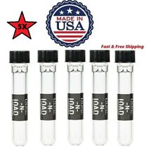 Lock-N-Load 9mm Chillum Pipe Glass one hitter With Cap pack of 5  picture