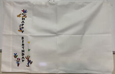 Disney Resort~ Happy Birthday Pillow Cases~ Used By Guest Request~ No Sale Store picture