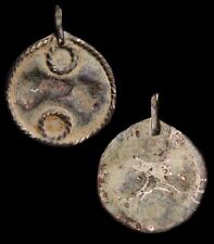 RARE Judaea Find Ancient Silvered Pendant Charm Antiquity Artifact Magical wCOA picture